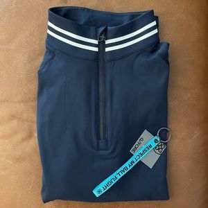 GFore quarter zip pullover. Navy. Size M, NWT